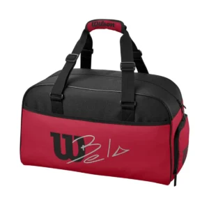 WILSON SMALL DUFFEL BAG BLACK/RED