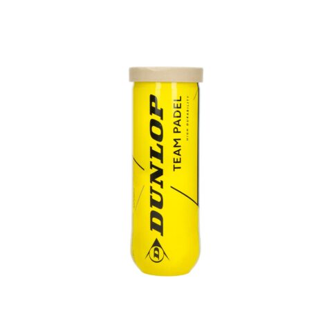 Dunlop Team Padel Balls 601553 (Tube of 3)