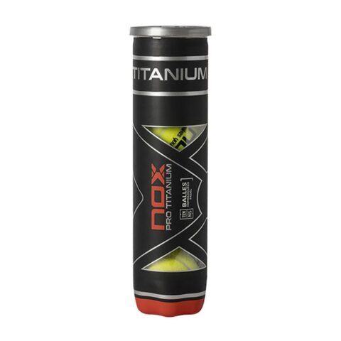 Nox Pro Titanium Padel Balls (Tube of 4)